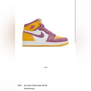 NDS Jordan 1 Retro High OG Brotherhood (GS) 6Y or 7.5W, No Flaws Worn Once
